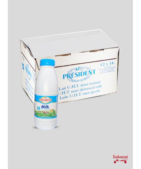 12*1L PRESIDENT 1/2 SKIMMED...