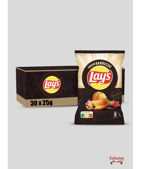 CARTON CHIPS LAYS BARBECUE...