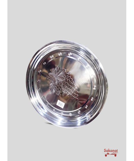 VAISSELLE PLAT INOX ROND...