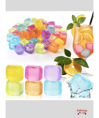 BOULES DE GLACONS EN COULEURS