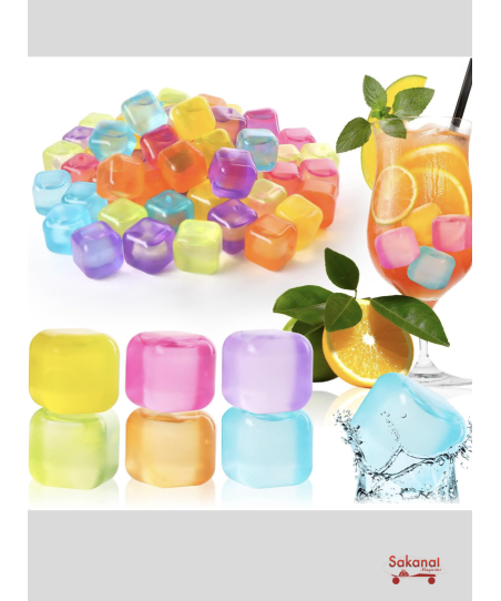 BOULES DE GLACONS EN COULEURS