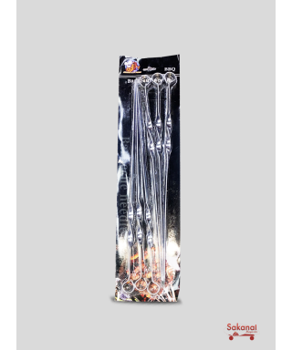 PIQUE BROCHETTE EN INOX BBQ...