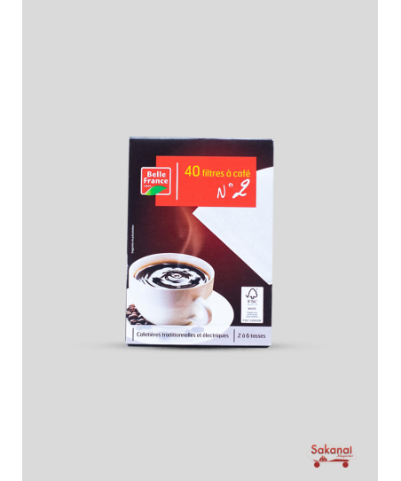 FILTRE A CAFE N?2/40PIECES