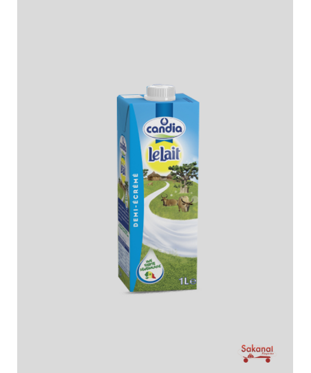 LAIT CANDIA 1/2 ECREME 1L