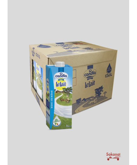 CARTON LAIT CANDIA 1/2...