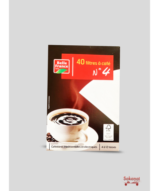 FILTRE A CAFE N?4/40PIECES