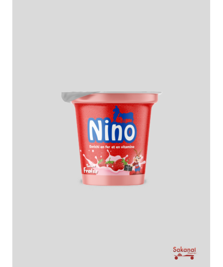 LAIT YAOURT NINO FRAISE 110G