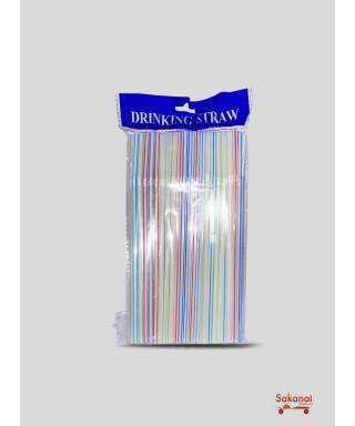 PAILLE EN PLASTIQUE 100PCS