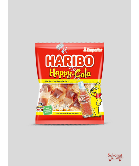 BONBON HARIBO HAPPY COLA  120G