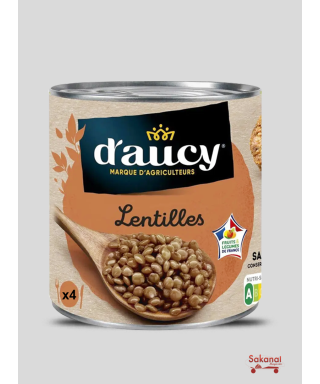 CONSERVE DAUCY LENTILLE 4/4...