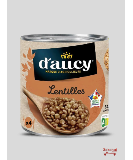 CONSERVE DAUCY LENTILLE 4/4...