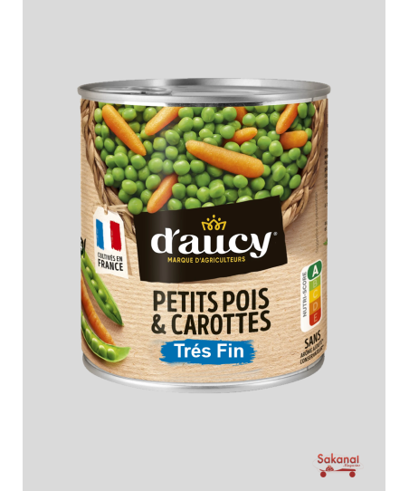 CONSERVE DAUCY PETIT POIS...