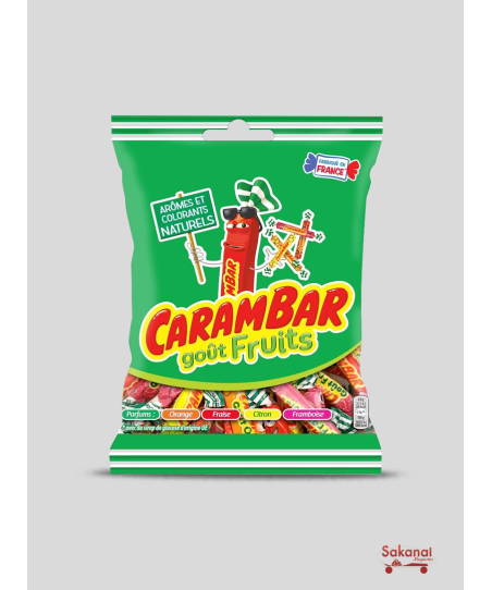 BONBON CARAMBAR FRUITS 130G