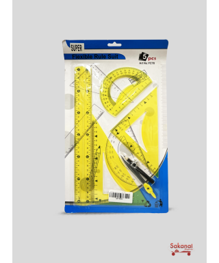 MATERIEL GEOMETRIE FLEXY 5PCS