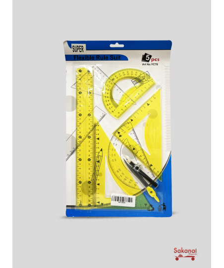 MATERIEL GEOMETRIE FLEXY 5PCS