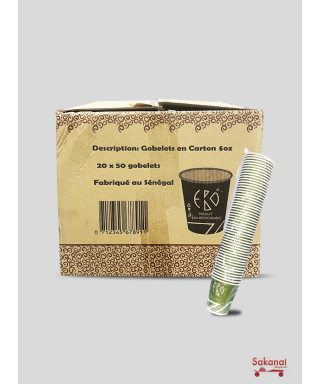 CARTON VAISSELLE GOBELET A...