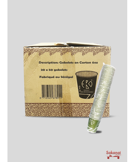 CARTON VAISSELLE GOBELET A...