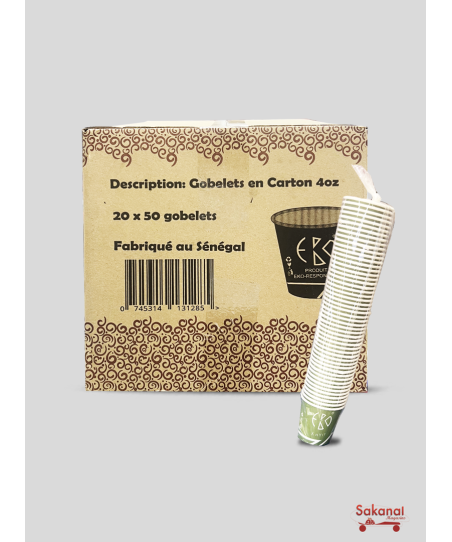 CARTON VAISSELLE GOBELET A...