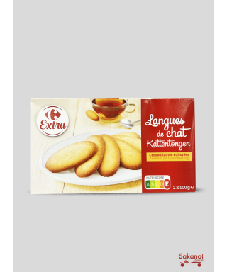 BISCUIT LANGUES DE CHAT...