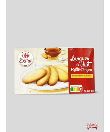 BISCUIT LANGUES DE CHAT...