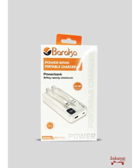 POWER BANK BARAKA 20000MAH...