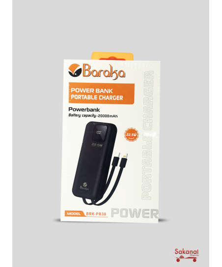 POWER BANK BARAKA 20000MAH...