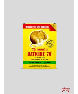 INSECTICIDE RATICIDE 70 