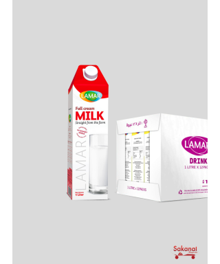 CARTON LAIT LAMAR BRIQUE...