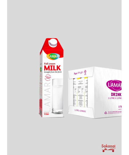 CARTON LAIT LAMAR BRIQUE...