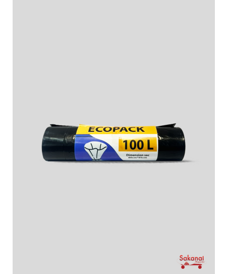 SAC POUBELLE ECOPACK+ 100L...