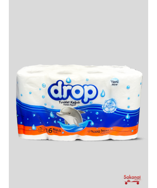 PAPIER TOILETTE DROP BLANC...