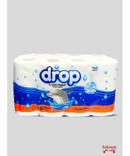 PAPIER TOILETTE DROP BLANC...