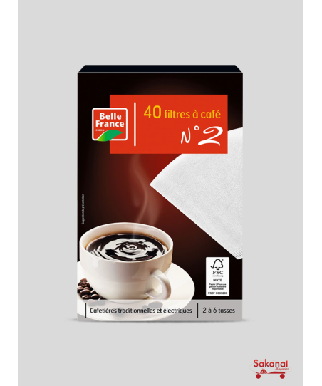 FILTRE A CAFE N?2/40PIECES