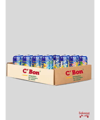 CARTON JUS  C'BON CANETTE...