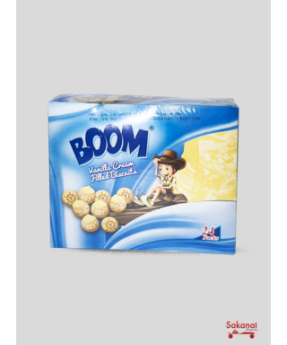 BISCUIT BOOM VANILLE  24PCS