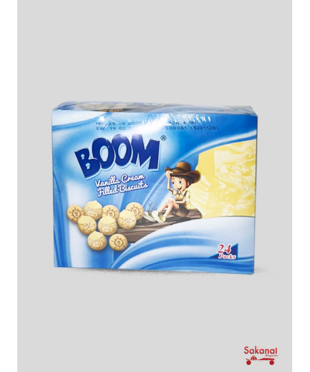 BISCUIT BOOM VANILLE  24PCS