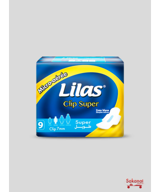 SERVIETTE HYGIENIQUE LILAS...