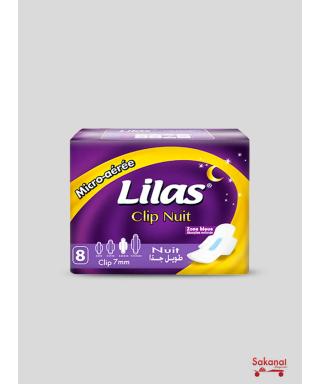 SERVIETTE HYGIENIQUE LILAS...