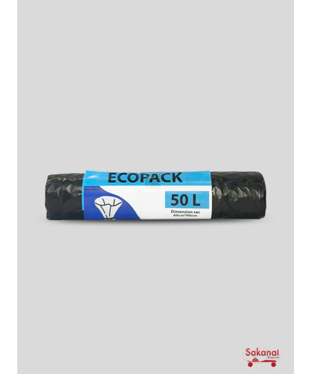 SAC POUBELLE ECOPACK+ 50L...