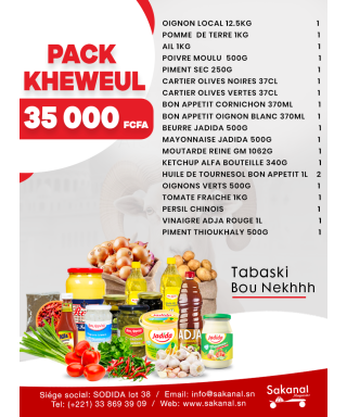 PACK TABASKI XEWEUL