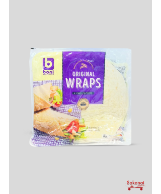 TORTILLAS BONI WRAPS  370G*...