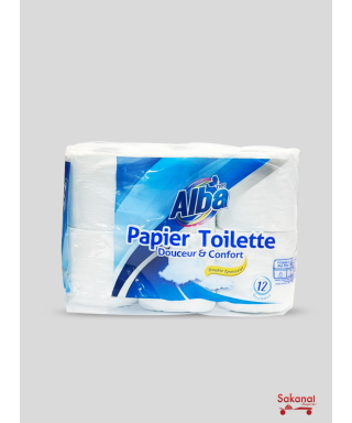 PAPIER HYGIENIQUE ALBA...