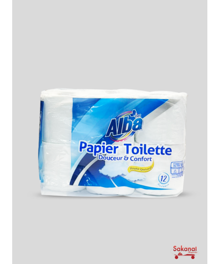 PAPIER HYGIENIQUE ALBA...