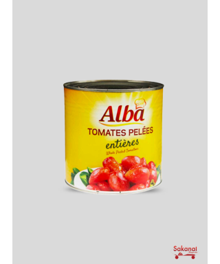 TOMATES  PELEES ENTIERS...