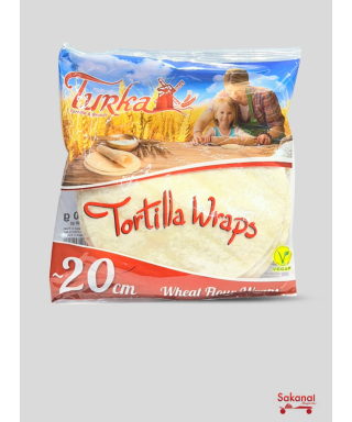 TORTILLA WRAPS 20CM 720G 18PCS