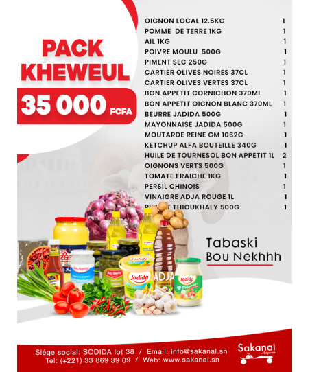PACK TABASKI XEWEUL