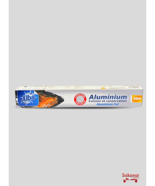 PAPIER ALUMINIUM ALBA 29CMX...