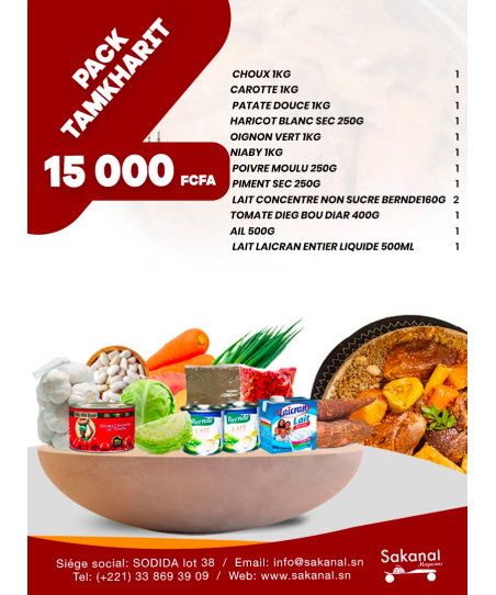 PACK PROMO TAMKHARIT 15000FCF