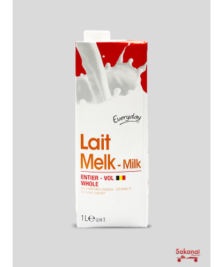 LAIT EVD ENTIER  BRIQUE 1L