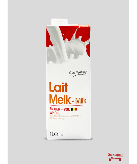 LAIT EVD ENTIER  BRIQUE 1L